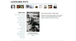 Desktop Screenshot of leonardpitt.com