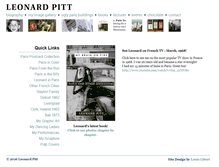 Tablet Screenshot of leonardpitt.com